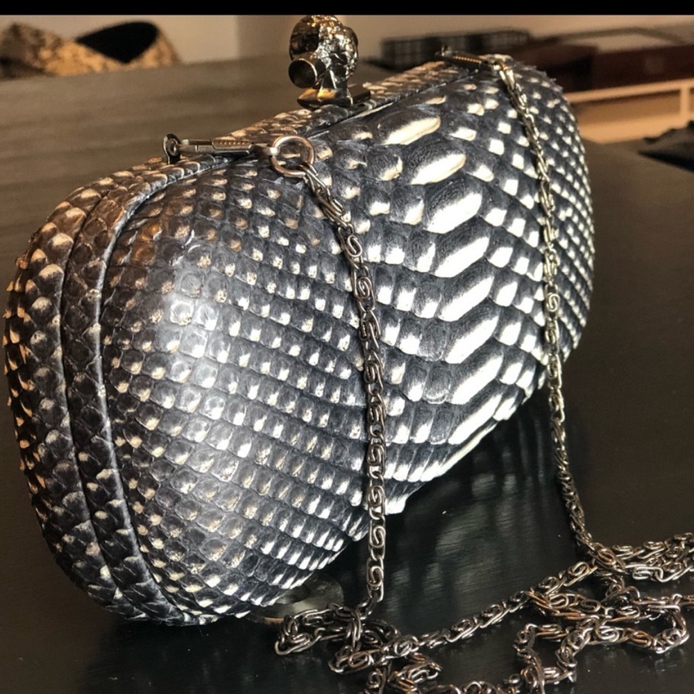 Genuine Python  Evening/Day Clutch/Bag - Picture 3 of 11